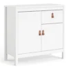 Barcelona Sideboard 2 Doors + 1 Drawer In White -Diy Shop barcelona sideboard 2 doors 1 drawer in white5060653082063 01c MP