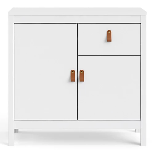 Barcelona Sideboard 2 Doors + 1 Drawer In White 4 Barcelona Sideboard 2 Doors + 1 Drawer In White - Image 2