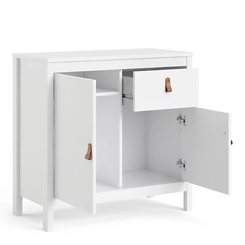 Barcelona Sideboard 2 Doors + 1 Drawer In White 6 Barcelona Sideboard 2 Doors + 1 Drawer In White - Image 4