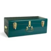 Beautify Storage Trunk - Teal Stainless Steel Storage Chest W/Gold Detailing, Bedroom Storage Organiser W/Lockable Lid & Handles -Diy Shop beautify storage trunk teal stainless steel storage chest w gold detailing bedroom storage organiser w lockable lid handles5056115730443 01c MP