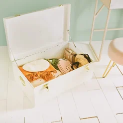 Beautify Storage Trunks, Set Of 3 Pastel Stainless Steel Storage Chests, Stackable Bedroom Storage Organiser With Lockable Lids -Diy Shop beautify storage trunks set of 3 pastel stainless steel storage chests stackable bedroom storage organiser with lockable lids5056115730429 04c MP