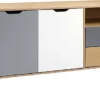 Bergen 2 Door 2 Drawer Sideboard Oak Effect White Grey 1 Bergen 2 Door 2 Drawer Sideboard Oak Effect White Grey -Diy Shop bergen 2 door 2 drawer sideboard oak effect white grey5056065615234 01c MP