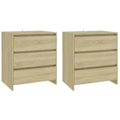 Berkfield 3 Piece Sideboard Sonoma Oak Engineered Wood 8 Berkfield 3 Piece Sideboard Sonoma Oak Engineered Wood -Diy Shop berkfield 3 piece sideboard sonoma oak engineered wood7720276903650 03c MP