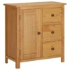 Berkfield Cupboard 70x35x75 Cm Solid Oak Wood -Diy Shop berkfield cupboard 70x35x75 cm solid oak wood7720276006900 01c MP