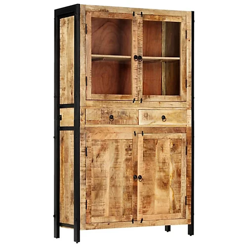 Berkfield Highboard 100x40x175 Cm Solid Mango Wood 3 Berkfield Highboard 100x40x175 Cm Solid Mango Wood