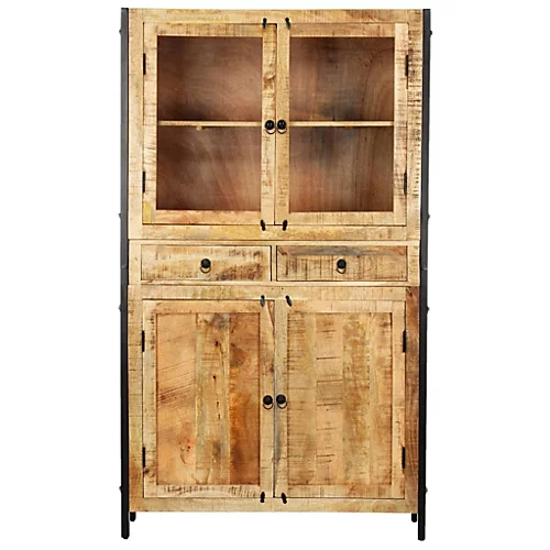 Berkfield Highboard 100x40x175 Cm Solid Mango Wood 4 Berkfield Highboard 100x40x175 Cm Solid Mango Wood - Image 2