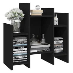 Berkfield Side Cabinet Black 60x26x60 Cm Engineered Wood -Diy Shop berkfield side cabinet black 60x26x60 cm engineered wood7720276542064 04c MP