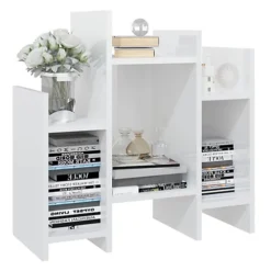 Berkfield Side Cabinet High Gloss White 60x26x60 Cm Engineered Wood 9 Berkfield Side Cabinet High Gloss White 60x26x60 Cm Engineered Wood -Diy Shop berkfield side cabinet high gloss white 60x26x60 cm engineered wood7720276542117 04c MP