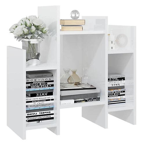 Berkfield Side Cabinet High Gloss White 60x26x60 Cm Engineered Wood 6 Berkfield Side Cabinet High Gloss White 60x26x60 Cm Engineered Wood - Image 4