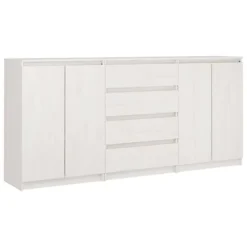 Berkfield Side Cabinets 3 Pcs White Solid Pinewood 7 Berkfield Side Cabinets 3 Pcs White Solid Pinewood -Diy Shop berkfield side cabinets 3 pcs white solid pinewood7720276729332 02c MP