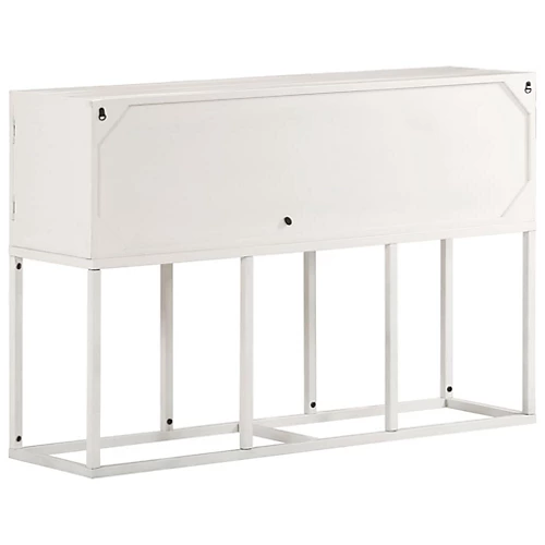 Berkfield Sideboard 115x30x76 Cm Solid Mango Wood 5 Berkfield Sideboard 115x30x76 Cm Solid Mango Wood - Image 3