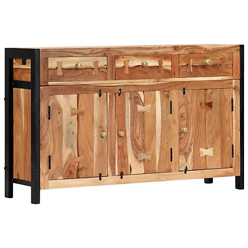 Berkfield Sideboard 120x35x75 Cm Solid Acacia Wood 3 Berkfield Sideboard 120x35x75 Cm Solid Acacia Wood