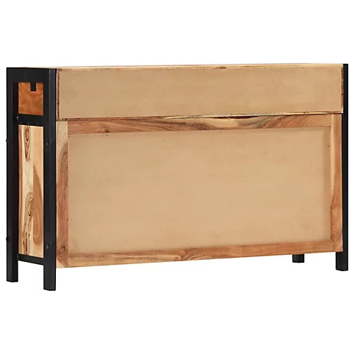 Berkfield Sideboard 120x35x75 Cm Solid Acacia Wood 6 Berkfield Sideboard 120x35x75 Cm Solid Acacia Wood - Image 4