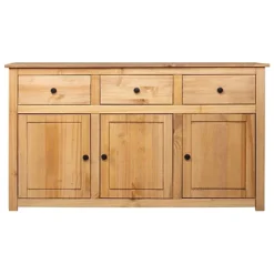 Berkfield Sideboard 135x40x80 Cm Solid Pinewood Panama Range -Diy Shop berkfield sideboard 135x40x80 cm solid pinewood panama range7719773672723 02c MP