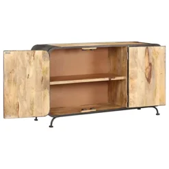 Berkfield Sideboard 140x40x80 Cm Solid Mango Wood -Diy Shop berkfield sideboard 140x40x80 cm solid mango wood7719773549759 04c MP