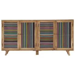 Berkfield Sideboard 150x30x75 Cm Solid Mango Wood -Diy Shop berkfield sideboard 150x30x75 cm solid mango wood7719773571477 02c MP