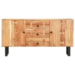 Berkfield Sideboard 150x40x75 Cm Solid Acacia Wood -Diy Shop berkfield sideboard 150x40x75 cm solid acacia wood7719773753741 03c MP