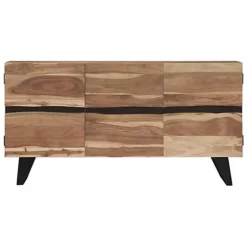Berkfield Sideboard 150x40x79 Cm Solid Acacia Wood -Diy Shop berkfield sideboard 150x40x79 cm solid acacia wood7719773559377 02c MP