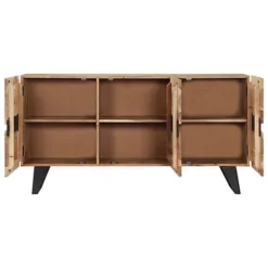 Berkfield Sideboard 150x40x79 Cm Solid Acacia Wood -Diy Shop berkfield sideboard 150x40x79 cm solid acacia wood7719773559377 04c MP