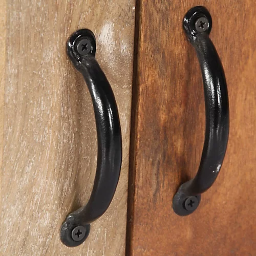 Berkfield Sideboard 60x30x75 Cm Solid Mango Wood 6 Berkfield Sideboard 60x30x75 Cm Solid Mango Wood - Image 4