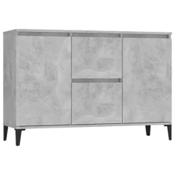 Berkfield Sideboard Concrete Grey 104x35x70 Cm Engineered Wood -Diy Shop berkfield sideboard concrete grey 104x35x70 cm engineered wood7720276359259 02c MP