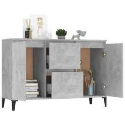 Berkfield Sideboard Concrete Grey 104x35x70 Cm Engineered Wood -Diy Shop berkfield sideboard concrete grey 104x35x70 cm engineered wood7720276359259 03c MP