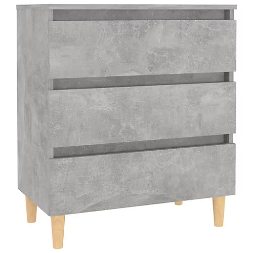 Berkfield Sideboard Concrete Grey 60x35x69 Cm Engineered Wood 4 Berkfield Sideboard Concrete Grey 60x35x69 Cm Engineered Wood - Image 2