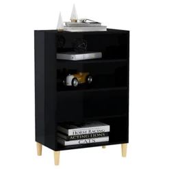 Berkfield Sideboard High Gloss Black 57x35x90 Cm Engineered Wood 8 Berkfield Sideboard High Gloss Black 57x35x90 Cm Engineered Wood -Diy Shop berkfield sideboard high gloss black 57x35x90 cm engineered wood7720276359372 03c MP