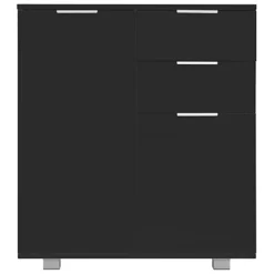 Berkfield Sideboard High Gloss Black 71x35x76 Cm Engineered Wood -Diy Shop berkfield sideboard high gloss black 71x35x76 cm engineered wood7719773592565 03c MP
