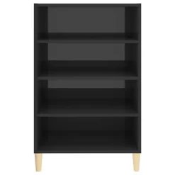 Berkfield Sideboard High Gloss Grey 57x35x90 Cm Engineered Wood -Diy Shop berkfield sideboard high gloss grey 57x35x90 cm engineered wood7720276359379 04c MP