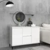 Berkfield Sideboard High Gloss White 104x35x70 Cm Engineered Wood -Diy Shop berkfield sideboard high gloss white 104x35x70 cm engineered wood7720276359273 01c MP