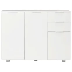 Berkfield Sideboard High Gloss White 107x35x76 Cm -Diy Shop berkfield sideboard high gloss white 107x35x76 cm7719773592579 03c MP
