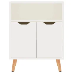 Berkfield Sideboard High Gloss White 60x30x72 Cm Engineered Wood -Diy Shop berkfield sideboard high gloss white 60x30x72 cm engineered wood7720276344262 03c MP