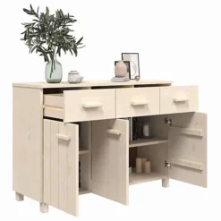 Berkfield Sideboard Honey Brown 113x40x80 Cm Solid Wood Pine -Diy Shop berkfield sideboard honey brown 113x40x80 cm solid wood pine7720276717765 04c MP