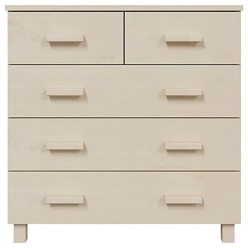 Berkfield Sideboard Honey Brown 79x40x80 Cm Solid Wood Pine 4 Berkfield Sideboard Honey Brown 79x40x80 Cm Solid Wood Pine - Image 3