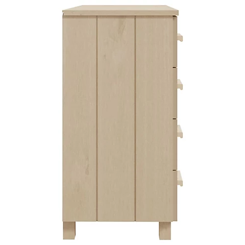 Berkfield Sideboard Honey Brown 79x40x80 Cm Solid Wood Pine 5 Berkfield Sideboard Honey Brown 79x40x80 Cm Solid Wood Pine - Image 4