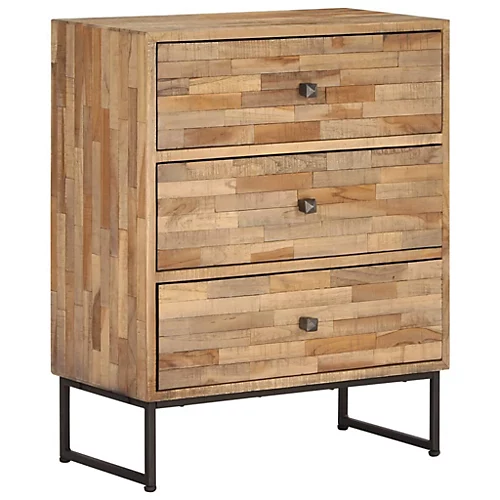 Berkfield Sideboard Reclaimed Teak Wood 60x30x75 Cm 3 Berkfield Sideboard Reclaimed Teak Wood 60x30x75 Cm