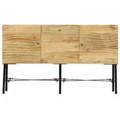 Berkfield Sideboard Solid Mango Wood 118x30x70 Cm -Diy Shop berkfield sideboard solid mango wood 118x30x70 cm7717475626206 03c MP