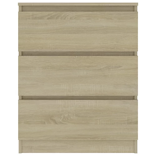 Berkfield Sideboard Sonoma Oak 60x35x76 Cm Engineered Wood 6 Berkfield Sideboard Sonoma Oak 60x35x76 Cm Engineered Wood - Image 4