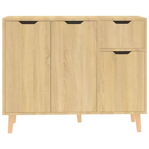 Berkfield Sideboard Sonoma Oak 90x30x72 Cm Engineered Wood 5 Berkfield Sideboard Sonoma Oak 90x30x72 Cm Engineered Wood - Image 3