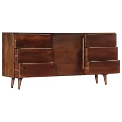 Berkfield Sideboard With 6 Drawers 175x40x82 Cm Solid Mango Wood -Diy Shop berkfield sideboard with 6 drawers 175x40x82 cm solid mango wood7719773551769 04c MP