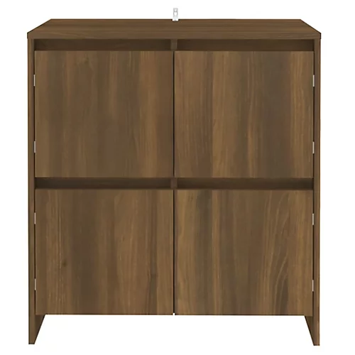 Berkfield Sideboards 2 Pcs Brown Oak 70x41x75 Cm Engineered Wood 5 Berkfield Sideboards 2 Pcs Brown Oak 70x41x75 Cm Engineered Wood - Image 3