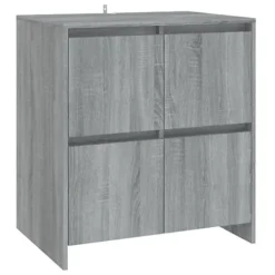 Berkfield Sideboards 2 Pcs Grey Sonoma 70x41x75 Cm Engineered Wood -Diy Shop berkfield sideboards 2 pcs grey sonoma 70x41x75 cm engineered wood7720276903933 04c MP