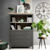 Bookcase Shelving Drawers 106cm Open Storage Unit Country Grey Oak Finish Bocage -Diy Shop bookcase shelving drawers 106cm open storage unit country grey oak finish bocage5900211808738 01c MP