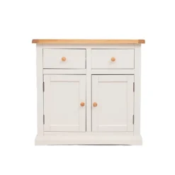 Castelli Off White 2 Drawer 2 Door Sideboard Wood Knob