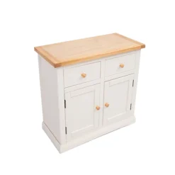 Castelli Off White 2 Drawer 2 Door Sideboard Wood Knob -Diy Shop castelli off white 2 drawer 2 door sideboard wood knob5060742756431 03c MP