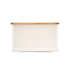 Castelli Off White Blanket Box Ottoman