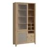 Cestino 2 Door 2 Drawer Display Cabinet In Jackson Hickory Oak And Rattan Effect 2 Cestino 2 Door 2 Drawer Display Cabinet In Jackson Hickory Oak And Rattan Effect -Diy Shop cestino 2 door 2 drawer display cabinet in jackson hickory oak and rattan effect5900355146185 01c MP