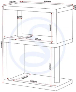 Charisma 3 Shelf Display Unit Bookcase Oak And Chrome Finish -Diy Shop charisma 3 shelf display unit bookcase oak and chrome finish5056065613742 06c MP