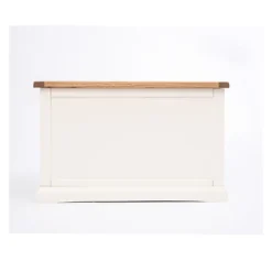 Consenza Off White Blanket Box Ottoman